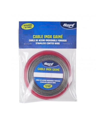 Cabo de Aço Ragot SS Wire 10m 18Kg + 10 tubos